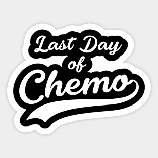 Last Day of Chemo | Retro Style Sticker